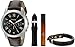 Fossil Men's FS5125SET Analog Display Analog Quartz Brown Watch Set