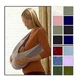 Baby Carrier Sling by New Native w/ Free Instructional DVD - 100% Cotton - All Sizes and Colors (XS,S,M,L,XL,Black,Khaki,etc.)