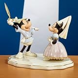 Disney's Lenox Minnie & Mickey Mouse 'The Brave Little Tailor' Medieval Romance Figurine