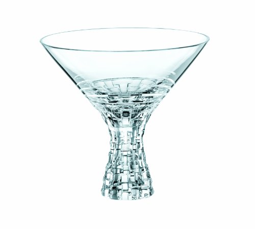 Nachtmann Dancing Stars Bossa Nova 12-Ounce Lead Crystal Martini Glass by Riedel Glassworks, Set of 2