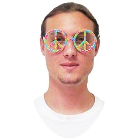 Hippie Peace Sign Glasses