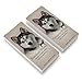 Siberian Husky Dog Breed Eraser Set of 2