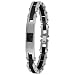 Invicta Men's Elements Collection Stainless Steel and Black Ion Plated ID Bracelet #5977