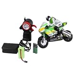 1:22 Scale Full Function Motor Tracer RC Motorcycle with Rechargeable batteries and... 