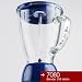 Miallegro 7080 Ice Crushing Blender - 500 Watts, Stainless Steel Base & 50-Ounce Glass Jar