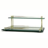 Mirrored Vanity Tray in 13K Gold