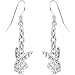 Playboy Bunny Rhinestone Drop Earrings