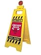Chicago Bulls 29 inch Caution Blinking Fan Zone Floor Stand NBA Basketball