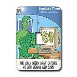 Londons Times Funny Food Coffee other Digestibles - Viewing Web Corn - Light Switch Covers - single toggle switch