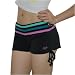 Womens Fox beach black sexy looking shorty shorts. Very high quality casual shorts with small logo embroidered on front and functional straps on leg opening. Look hot at the beach this summer!