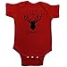 Rabbit Skins I Like Big Racks Hunting Baby Bodysuit Black Vinyl