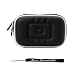 Black EVA Durable Slim Protective Storage Cover Cube Carrying Case with Internal Mesh Pocket and Carabiner clip for Fujifilm FinePix JX420 JZ500 REAL 3D W3 T200 T300 XP20 XP30 Z90 Z800EXR Z900EXR Point and Shoot Digital Camera + Includes eBigValue Determination Hand Strap Key Chain