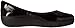 FitFlop Women's Patent Superballerina Ballet Flat, All Black, 9 M US