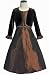 New A Line Dress with Velvet Bolero Jacket ~ Christmas Holiday (Brown or Burgundy) 2 to 12 Girls