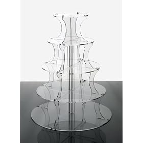 *FREE DELIVERY* 5 Tier Round Clear Acrylic Party Cupcake Cake Stand for Parties and Celebrations from Wedding Acrylics
