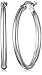 14k White Gold Hoop Earrings (0.85
