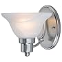 Hardware House 544460 7-1/4-Inch by 7-3/4-Inch Bath/Wall Lighting Fixture Brushed Nickel
