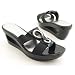 CALVIN KLEIN CK Yessica Black Shoes Womens 7.5