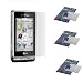 Clear Durable Reusable LCD Screen Protector -3 Packs for Verizon LG Dare VX9700 VX-9700 Cell Phone