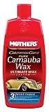 Mothers 5750 California Gold Pure Carnuba Wax. 16 oz. liquid, pack of 6