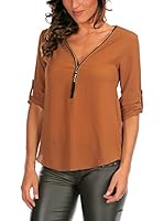 Bleu Marine Blusa Mylene (Camel)