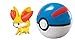 Pokémon Clip & Carry Poké Ball Fennekin + Great Ball