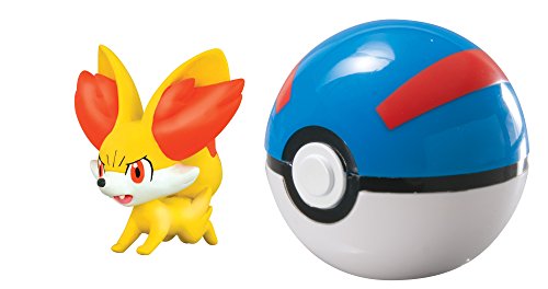 Pokémon Clip & Carry Poké Ball Fennekin + Great Ball
