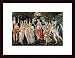 Art Poster Wood Framed Print - Primavera - Artist: Allesandro Botticelli- Poster Size: 11 X 17