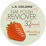 L.A. Colors Nail Polish Remover Pads 962 Strawberry Scent