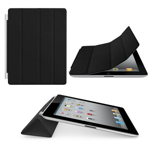 Magnetic Black Smart Cover Case Stand for Apple