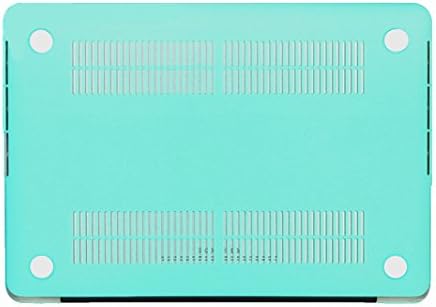 (Cyan) Rubberized Hard Case Cover with Keyboard Cover for MacBook Pro 13.3" with Retina Display (A1425 / A1502)