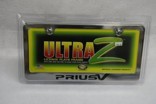 Universal Brass UltraZ License Plate Frame Toyota PriusV