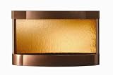 Serrano Horizontal Wall Fountain Dark Copper with Bronze Mirror By Bluworld