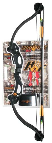 High Five DLX Black Compound Youth Bow Set