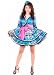 Cosplay Lolita Kimono Kleid Minikleid Reika Blau