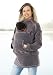 Mama-Baby-Fleece2 Tragejacke , Größe S/M (36-40), Farbe beige-jeansblau