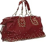 Large ''Bedazzled'' Satchel - Red