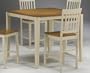 Hillsdale Riverview Counter Height Table in Antique White - 4768-913 (Antique White) (36"H x 42"W x 42"D)