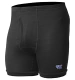 41vXe077fyL. SL160  Minus33 100% Merino Wool Base Layer 702 LightWeight Boxer Brief Black Medium