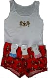 Ladies Magic Tank Top and Shorts Set ~ Great Stocking Stuffer -just 5x 2 1/2 Grows to full size outfit ~ Choose from Penguins, Cows, Monkeys- Junior Sizing
