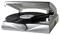 Elta 2956 Stereo-Plattenspieler (40 Watt PMPO Lautsprecher, AUX-Ausgang) silber