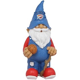 Forever Collectibles NBA Oklahoma City Thunder Garden Gnome