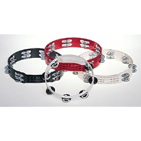 Latin Percussion LPA182 8 Inch Tambourine White