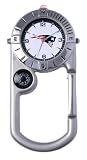 NFL Kids' PT10036 New England Patriots Stand Out Silver-Tone Clip-On Watch