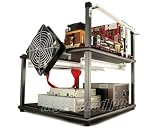 Pc-look - Boitier Open Air - Plateforme de Test - HSPC Top Deck Tech Station - Large - Noir