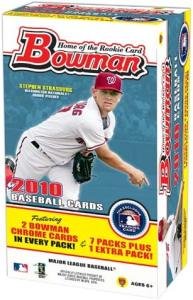 2010 Bowman MLB Factory Sealed Retail Box w/ Bowman Chrome Rookies in Every Pack