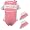Nike Arkansas Razorbacks White & Pink Infant 3-piece Creeper Set