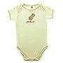 Hudson Baby Organic Bodysuit - Peanut Ecru - 0-3 Months