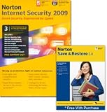 Norton Internet Security 2009 - 3 User Edition  Save  Restore 2.0