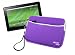 Durable Purple Shock & Water Resistant Protective Pouch For Creative ZiiO 7 By DURAGADGET